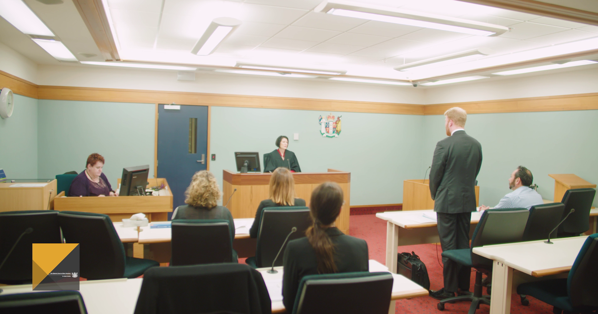 Image of family court sitting.