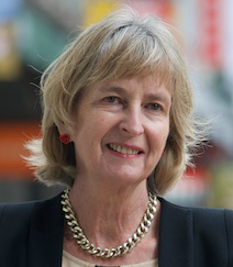 Picture of Community Magistrate Jan Holmes. Head and shoulders.