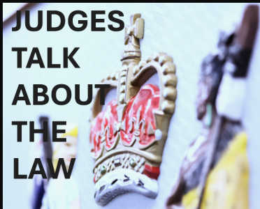 Judges talk about the law